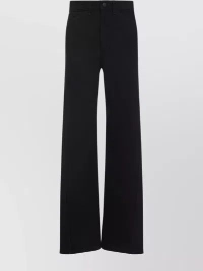 Lemaire Black Twisted Belt Jeans In Black