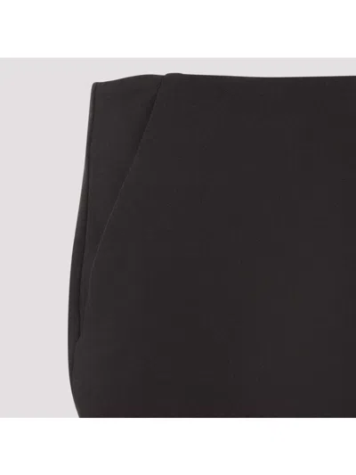 Giorgio Armani Wool Midi Skirt Central Slit