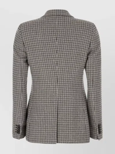 Tagliatore Wool Blend Blazer With Embroidered Sequin Detailing In Multi