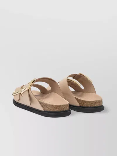 Birkenstock Toe Open Rubber Sole Sandals