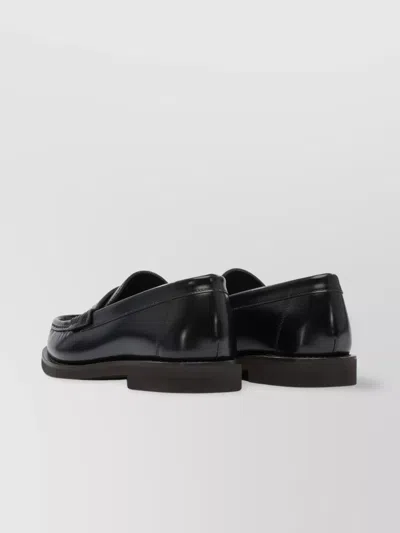 Brunello Cucinelli Round Toe Loafers Stitch Detailing