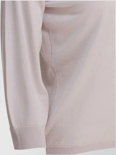 S Max Mara Knitwear With Long Sleeves And Round Neck In Pink