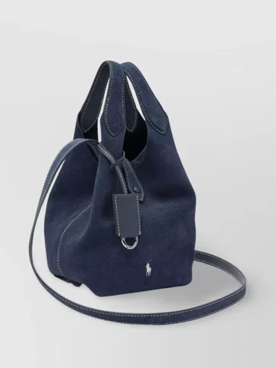 Polo Ralph Lauren Handle Strap Suede Stitching