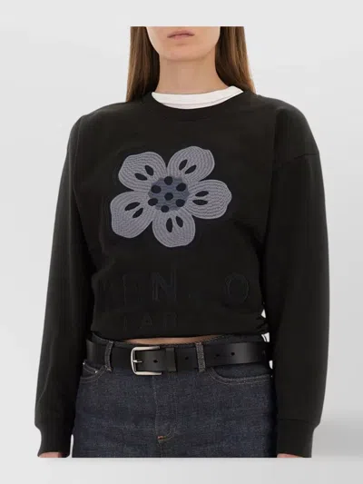 Kenzo Sweatshirt With Boke Flower Embroidery