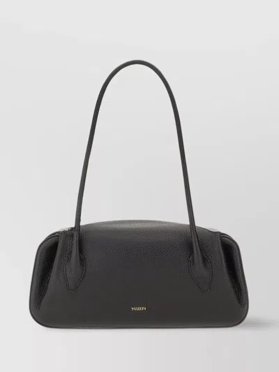 Yuzefi Structured Pebbled Texture Shoulder Bag