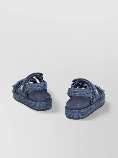 Tory Burch Woven Strap Platform Sandals