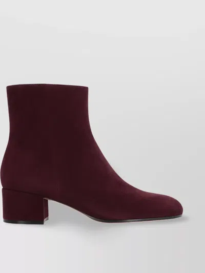 Gianvito Rossi Joelle Suede Ankle Boots