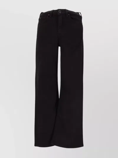 Pinko Britney Bootcut Bull Stretch Trousers In Black