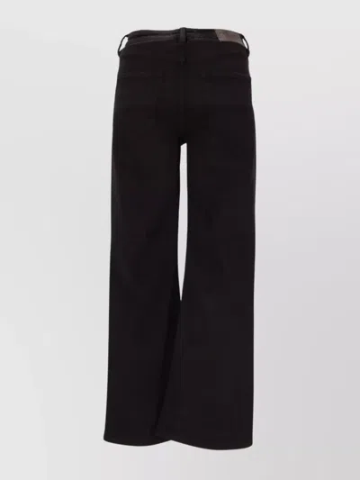 Pinko Britney Bootcut Bull Stretch Trousers In Black