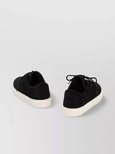 Stone Island Sneaker In Black