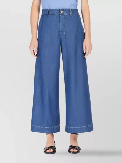 Max Mara Paul Wide Leg Denim Trousers