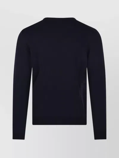Roberto Collina Ribbed Round Neck Sweater With Long Sleeves
