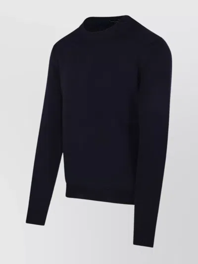 Roberto Collina Ribbed Round Neck Sweater With Long Sleeves