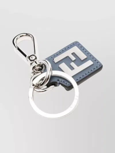 Fendi Square Leather Key Ring