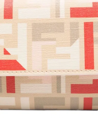 Fendi Ff Fabric Continental With Chain Pouch Accessories
