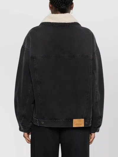 Isabel Marant Pimia Denim And Faux Fur Jacket