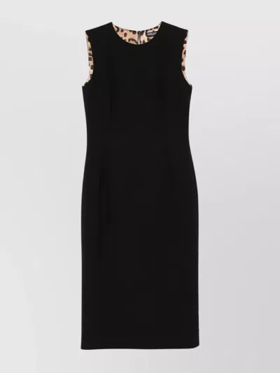 Dolce & Gabbana Sheath Midi Dress Sleeveless