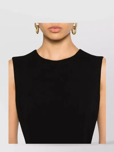 Dolce & Gabbana Sheath Midi Dress Sleeveless