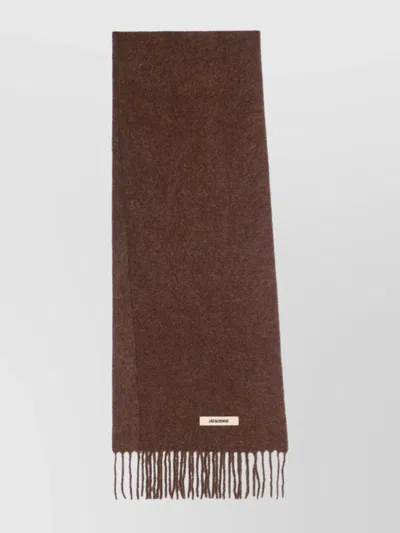 Jacquemus Edges Stylish Scarf Fringed
