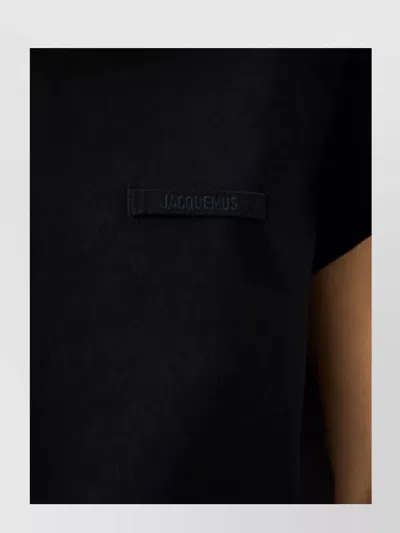 Jacquemus The Gros Grain Short-sleeve T-shirt In Black