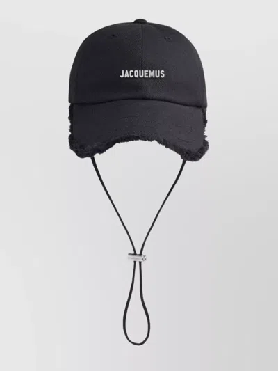 Jacquemus Artichoke Cap With Chin Strap And Ear Flaps
