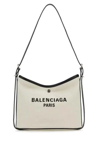 Balenciaga Biarri Logo-plaque Canvas Shoulder Bag