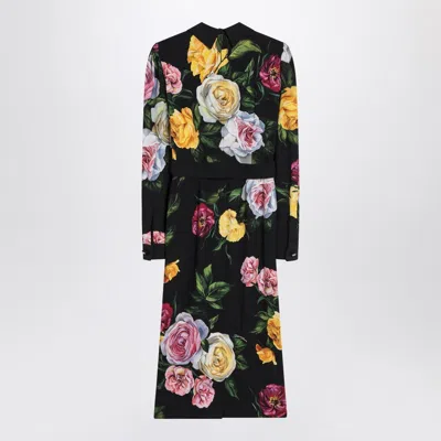 Dolce & Gabbana Dolce&gabbana Long Chemise Dress With Floral Print Women