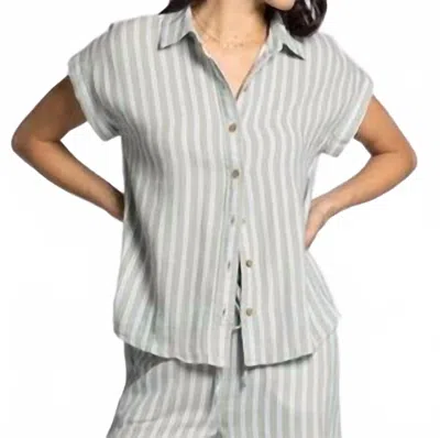 Thread & Supply Verna Top In Green In Gray