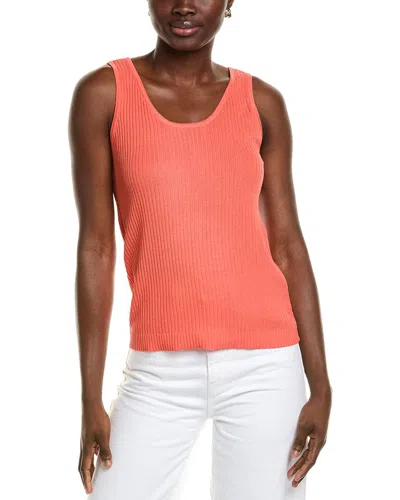 Jones New York Sutton Tank Scoop Neck Tank In Pink