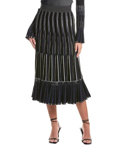 Simkhai Emerie Midi Skirt In Black
