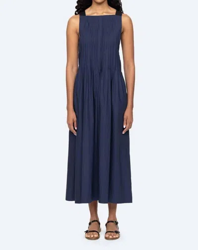 Sea Adele Sportswear Tank Dress In Navy Blue