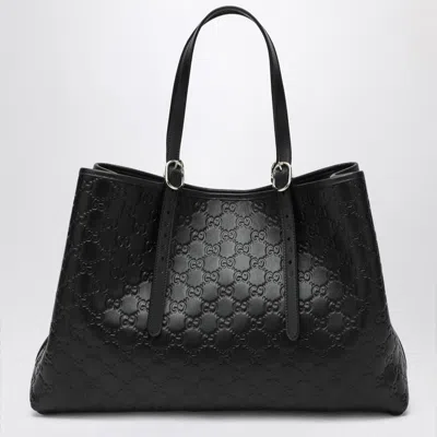 Gucci Women Gg Emblem Leather Shoulder Bag