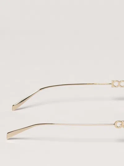 Gucci Sunglasses Woman Gold In Gold