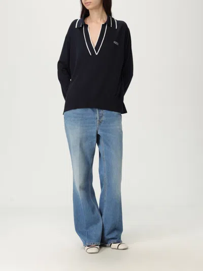 Gucci Striped Intarsia-knit Silk And Cotton-blend Sweater In Black