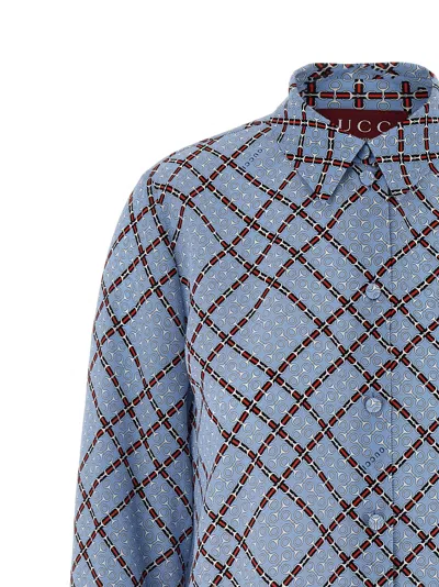 Gucci Women Clamp Print Shirt