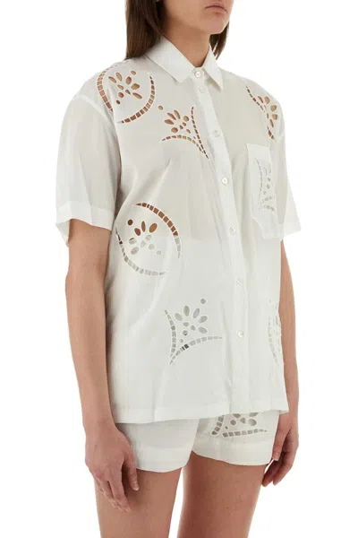 Isabel Marant Women White Modal Blend Bilya Shirt In White