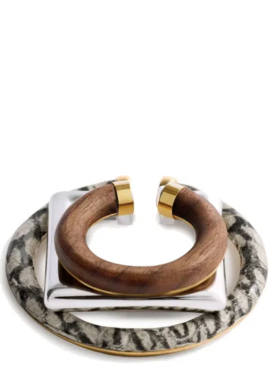 Jacquemus Women Set Of Three 'les Bijoux D'oreille' Earcuffs