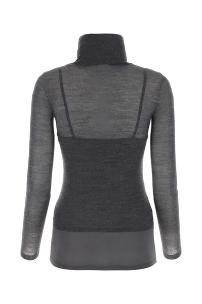 Max Mara Women Grey Wool Stresa Sweater