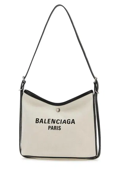 Balenciaga Biarri Logo-plaque Canvas Shoulder Bag