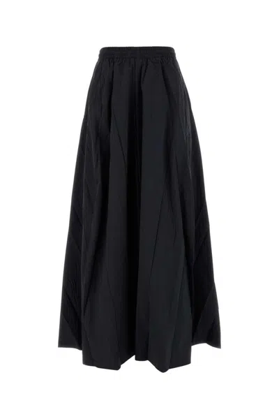 Balenciaga Elastic-waistband Pleated Skirt