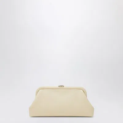 Jimmy Choo Skylar Clutch In Butter-colored Leather Women