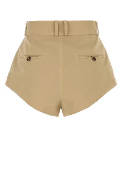 Magda Butrym Women Re25 Shorts 01 Beige