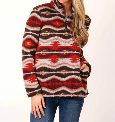 Roper Women's Polar Fleece Shirt In Multiple In Multi