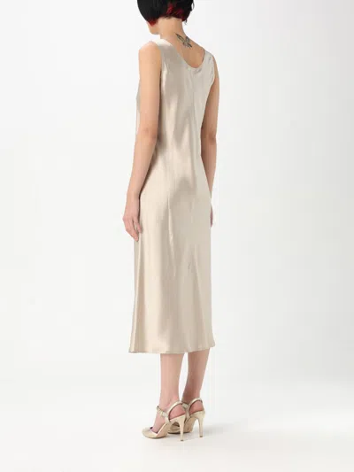 Max Mara Dress Woman Brown In Neutral