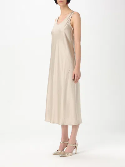 Max Mara Dress Woman Brown In Neutral