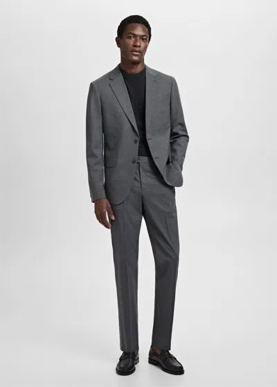 Mango Man Turin 100% Virgin Wool Suit Blazer