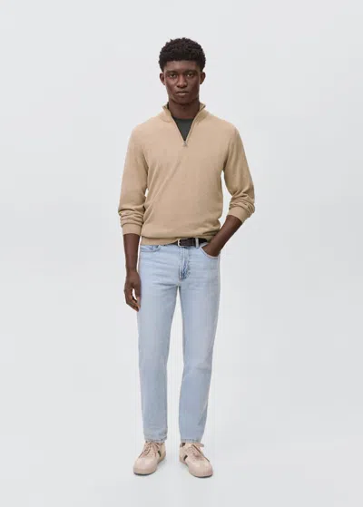 Mango Teen Knitted Sweater With Perkins Neck