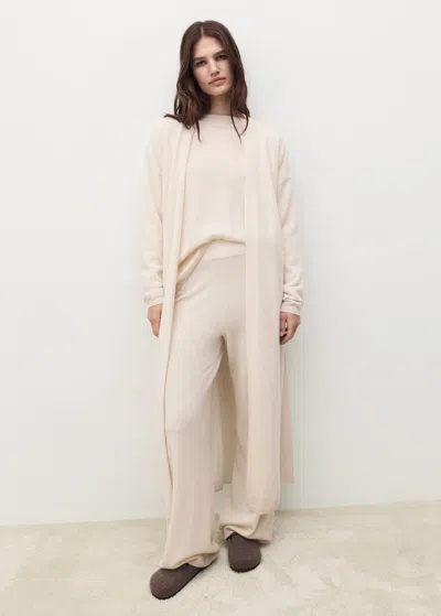 Mango Long Design Cashmere Cardigan