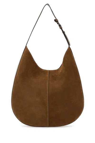 Tod's Women Brown Suede Di Bag Shoulder Bag