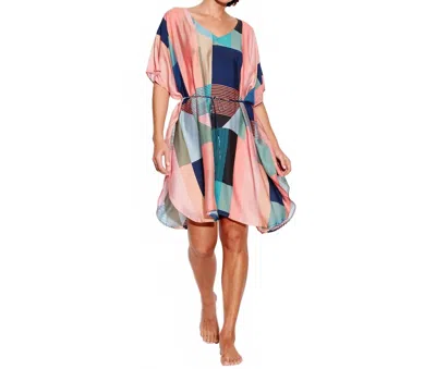 Seafolly Modern Art Kaftan In Dalia In Multi